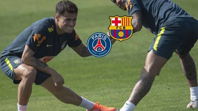 Neymar zog nach Coutinho